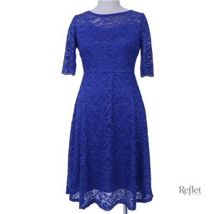 Robe bleue vintage Années 50