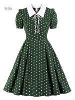 Robe écolière années 50, style rétro classique