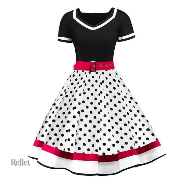 robe-annee-50-femme-1 Robe Femme Année 50, style rétro et élégant