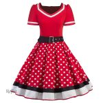 Robe Fille Années 50, style vintage et élégant