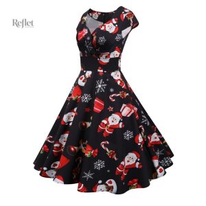 Robe à pois rétro, inspiration années 50