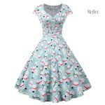 Robe année 50 à thème festif