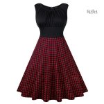 Robe noire inspirée des années 50
