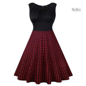 Robe noire inspirée des années 50