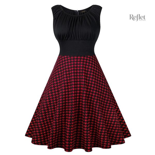 robe-annee-50-noire-1 Robe noire inspirée des années 50