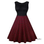 Robes années 50, élégante coupe noire
