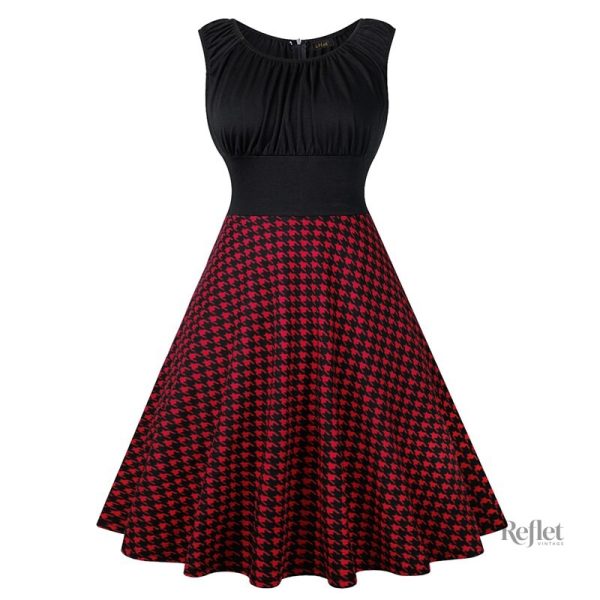 Robes années 50, élégante coupe noire