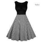 Mode rétro : robe noire années 50
