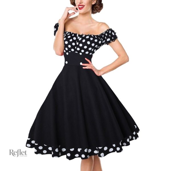 Robe à fleurs années 50, fraîcheur et couleur