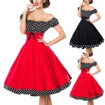 Robe estivale années 50, confortable et chic
