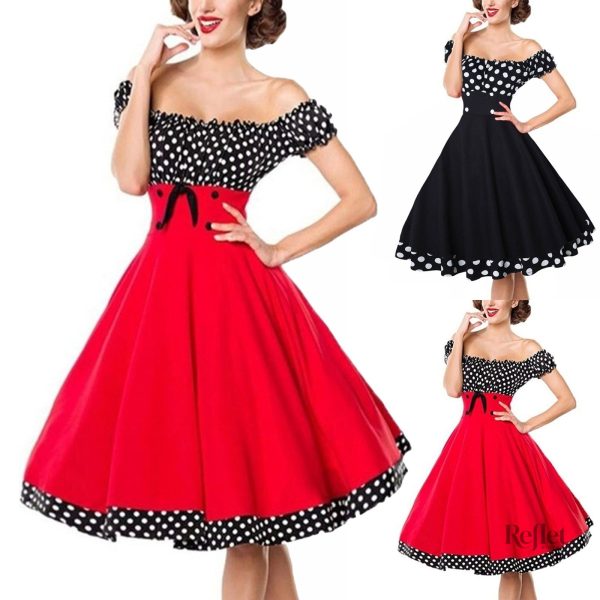 Robe estivale années 50, confortable et chic