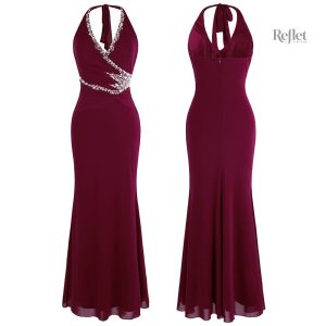 Robe vintage à manches pour événements spéciaux