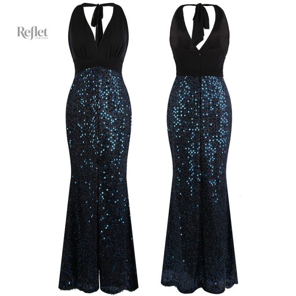Robe avec jupe évasée, charmante année 50