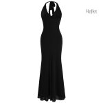 Robe soirée élégante, design inspiré des années 50