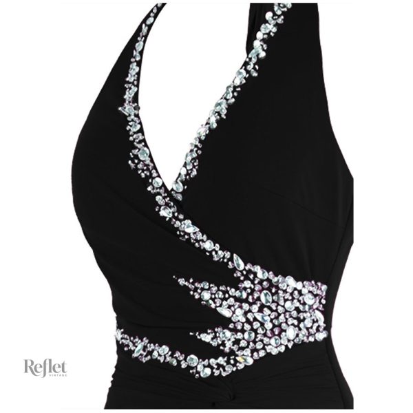 Robe à fleurs années 50, parfaite pour les soirées