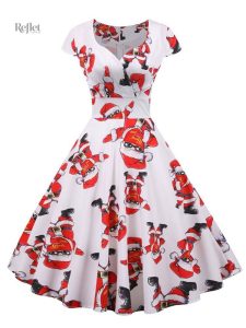 Robe à motifs floraux, design vintage