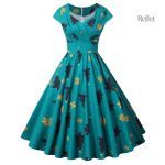 Robe vintage à pois, look nostalgique années 50