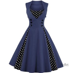 Robe Année 60 élégante au style vintage