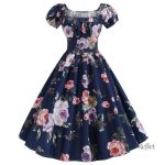 Robe américaine années 60, style rétro