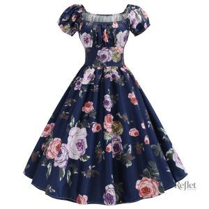 Robe américaine années 60, style rétro