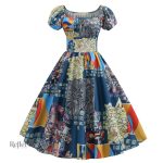 Robe tendance années 60, charme intemporel