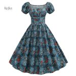 Robe année 60 avec manches élégantes