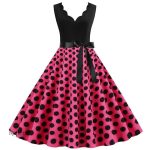 Robe rétro colorée, inspiration années 60