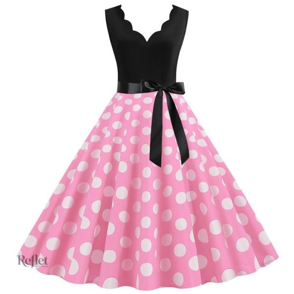 Robe à motifs vintage années 60
