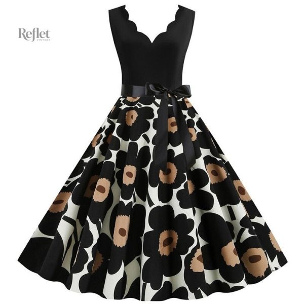 Robe rétro élégante années 60