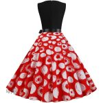 Robe féminine inspirée des années 60