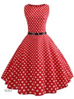 Robe année 60 avec imprimé graphique