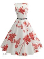 Robe pin up années 60, tissu léger