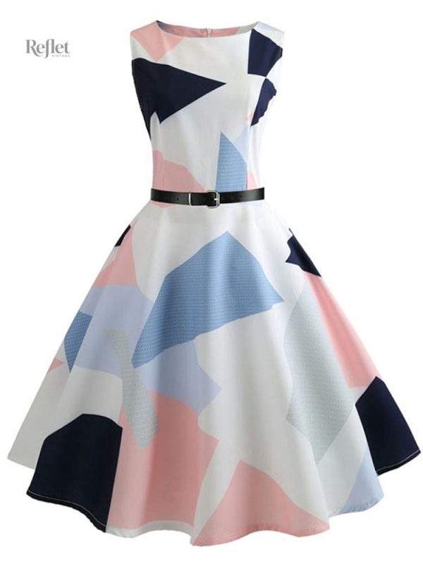 Robe années 60, style pin up flatteur