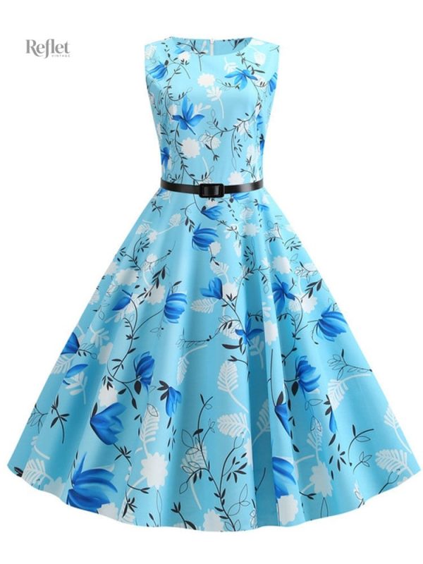 Robe vintage années 60 style pin up