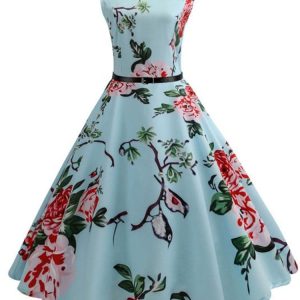 Robe soirée années 60 élégante