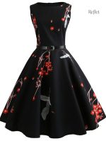 Robe années 60 à volants