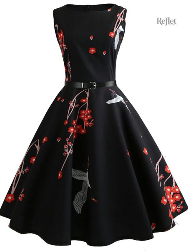 Robe années 60 à volants