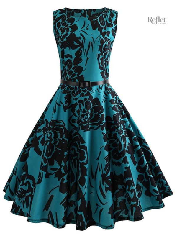 Robe soirée années 60 légère et confortable
