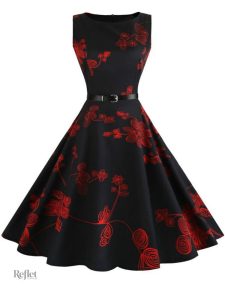 Robe années 60 fluide et chic
