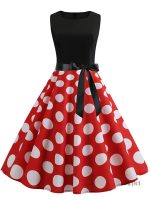 Robe années 60 en coton