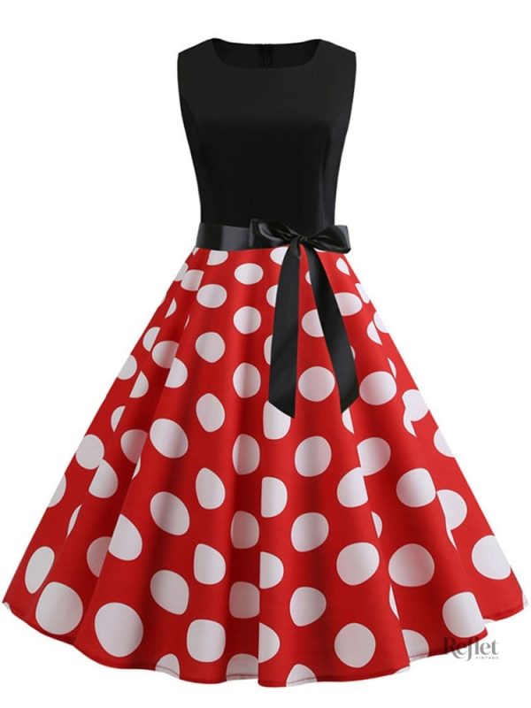 Robe années 60 en coton