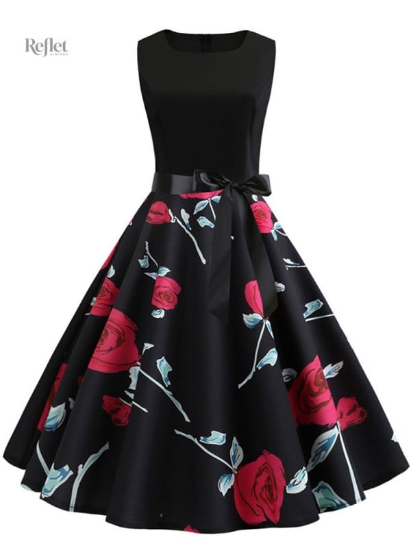Robe année 60 en plusieurs couleurs