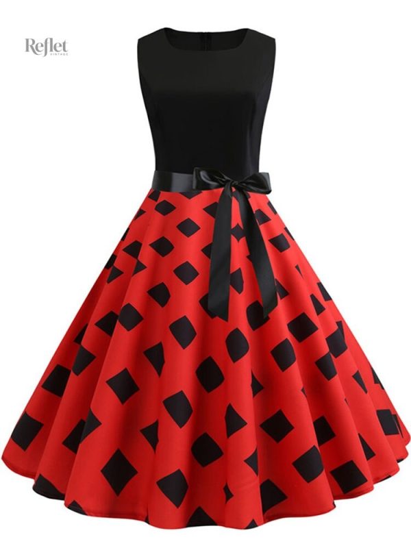Robe vintage années 60 pour femme
