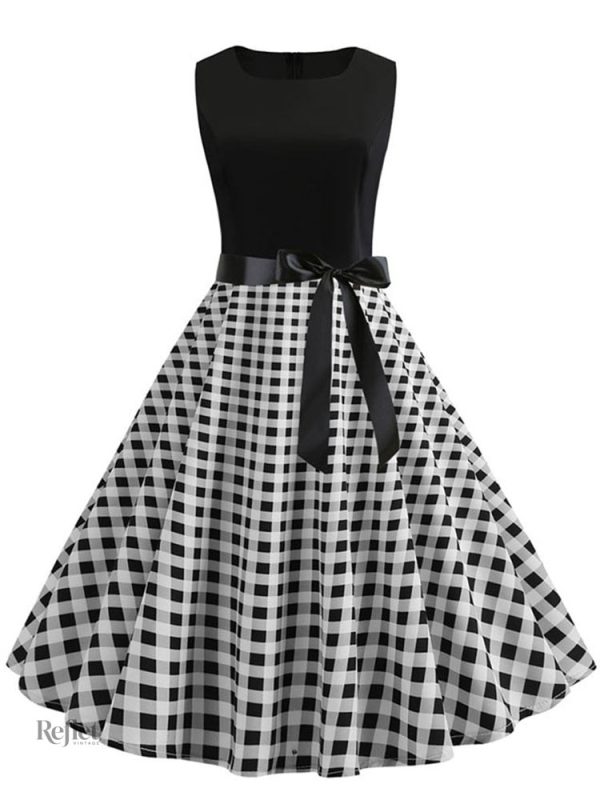 Robe vintage avec motifs colorés