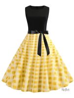 Robe à manches courtes années 60