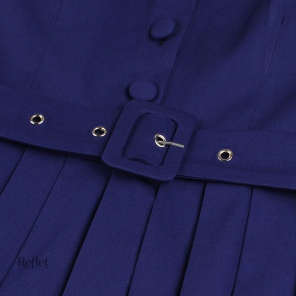 Robe longue années 70, à manches évasées et coupe ample