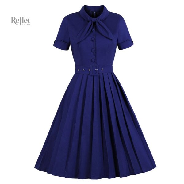Robe rétro années 70, idéale pour une soirée décontractée