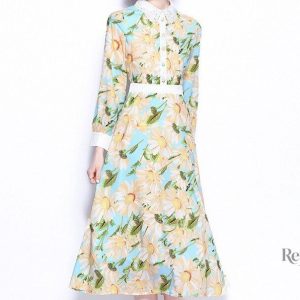 Robe Chic Année 70 aux motifs rétro