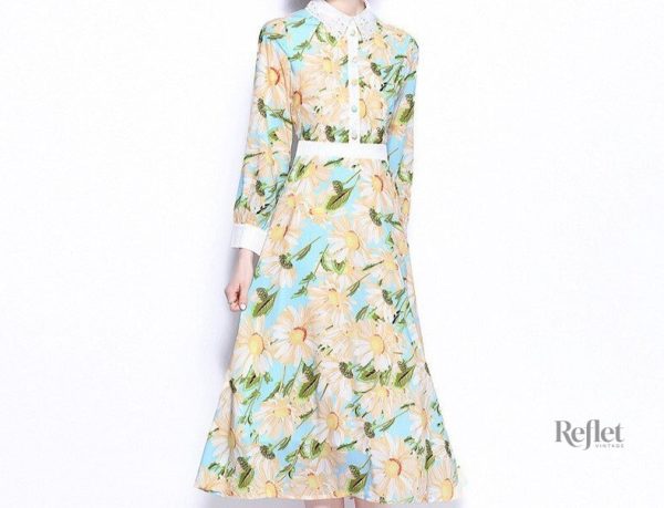 robe-annee-70-chic-1 Robe Chic Année 70 aux motifs rétro