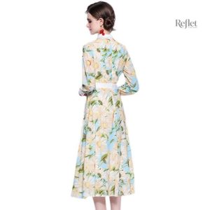 Robe rétro chic inspiration années 70, look élégant